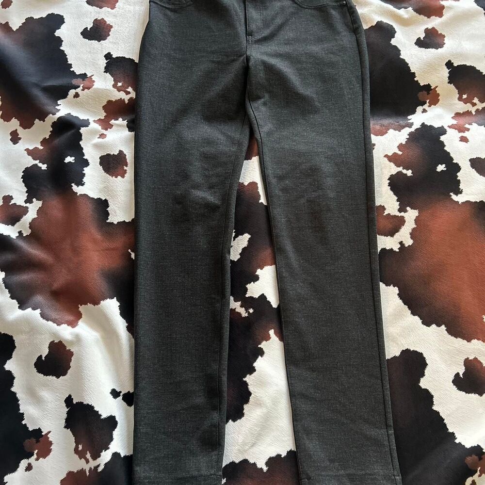 Dkny Women's Black and Grey Trousers
